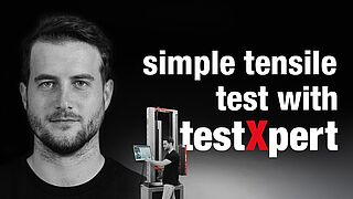 ISO 527-1 プラスチックの引張試験：testXpertを使用して試験を実行する段階的な手順